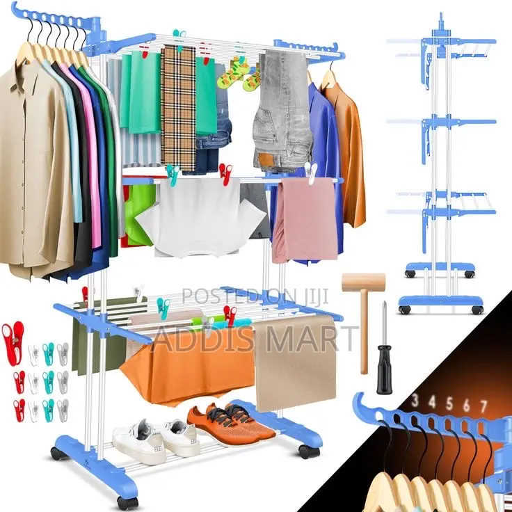 Tier Clothes Drying Rack