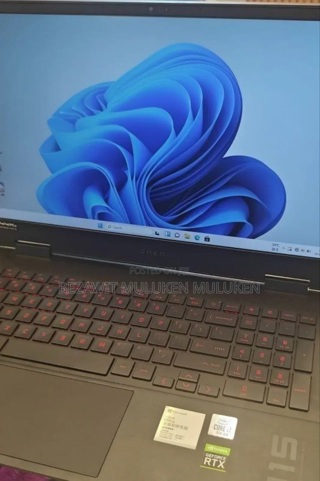 New Laptop HP Omen 15 16GB Intel Core I7 SSD 512GB