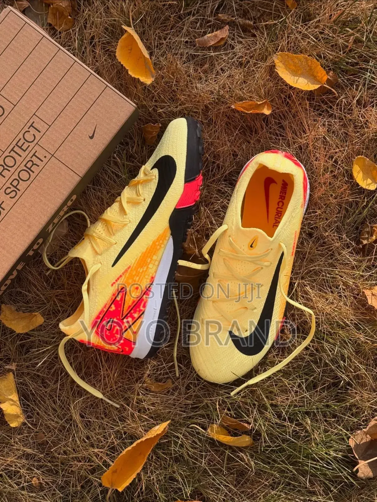 New Nike Futsal Yellow Orginal Shoes