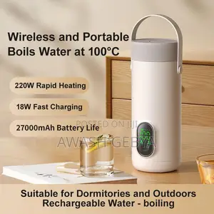 Photo - Portable Rechargeable Electric Kettle