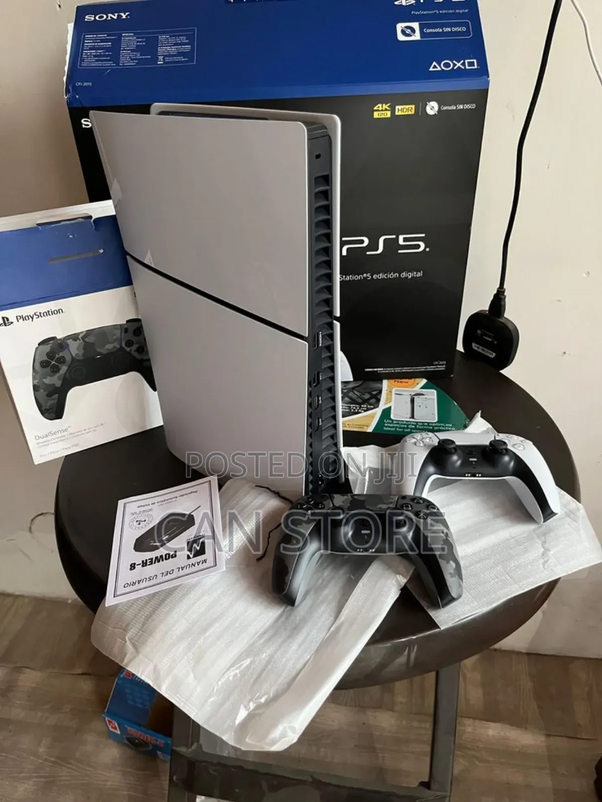 Playstation 5slim Digital Edition With 1joystick እንደሚታየው ንፁ ነዉpss
