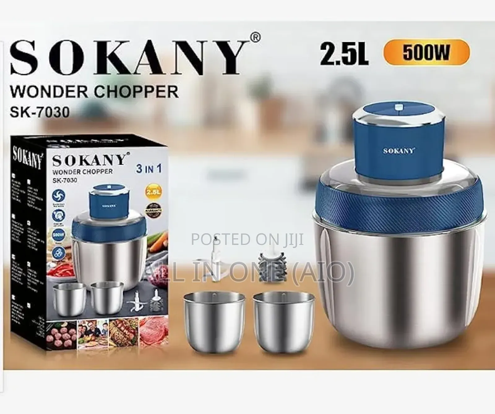  Sokani ባለ 3 ቦል መፍጫ