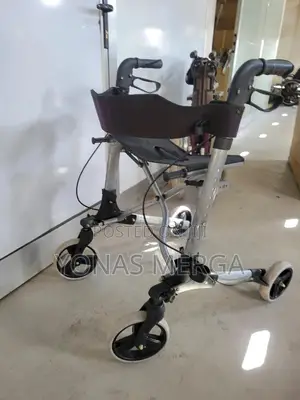 Photo - Walker With Seat及二height-Adjustable to Fit the User's Needs.
