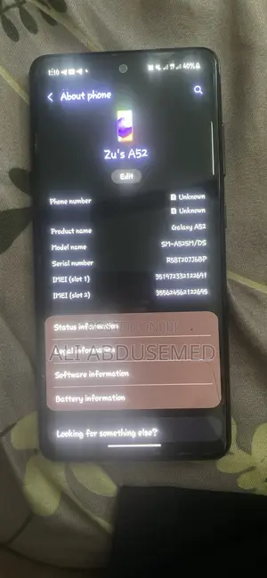 Photo - Samsung Galaxy A52 128 GB Black