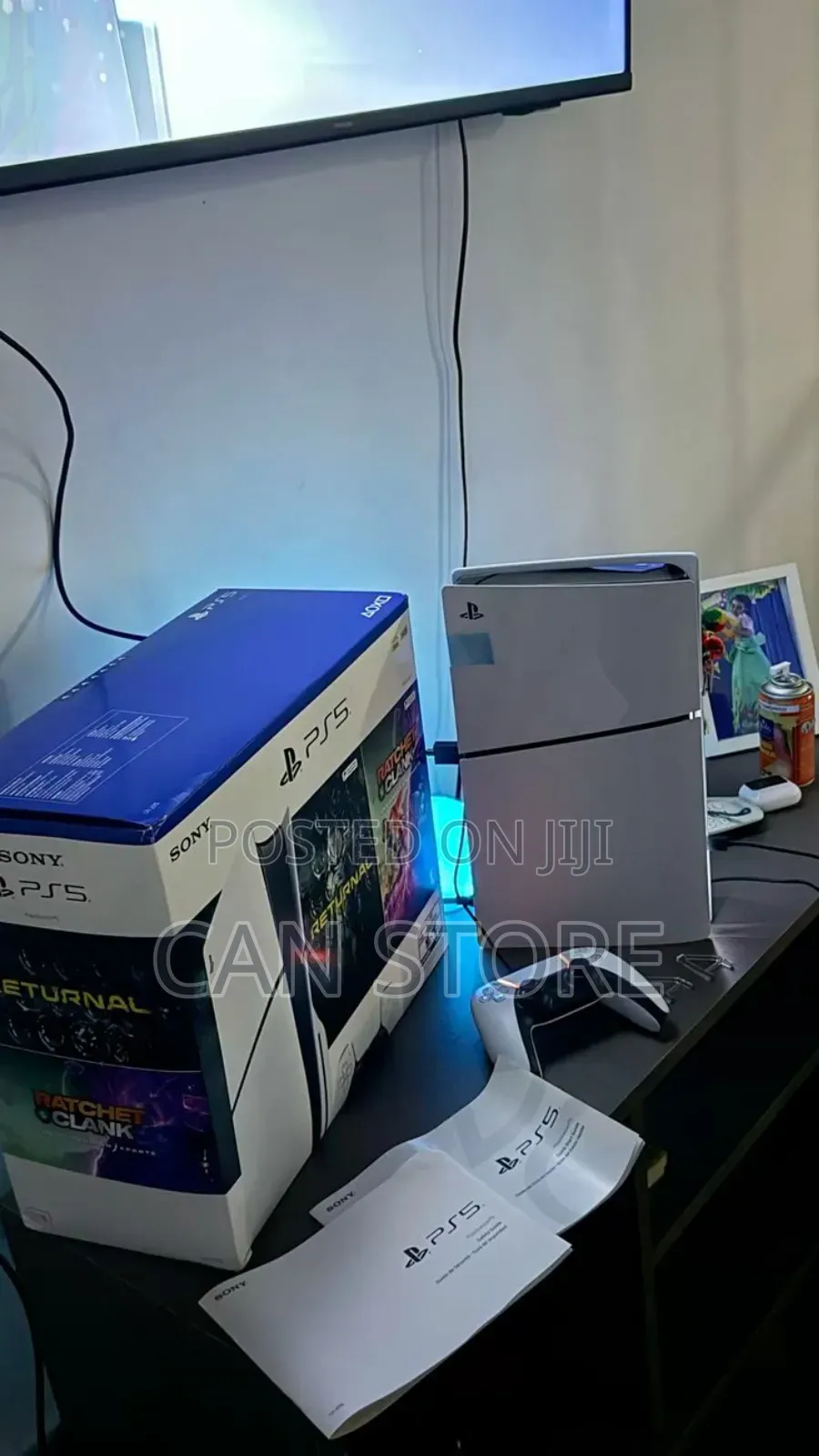 Playstation Slim Disk Version Ps5አዳዲስ Ps ምትፈልጉ ደዉሉልኝ