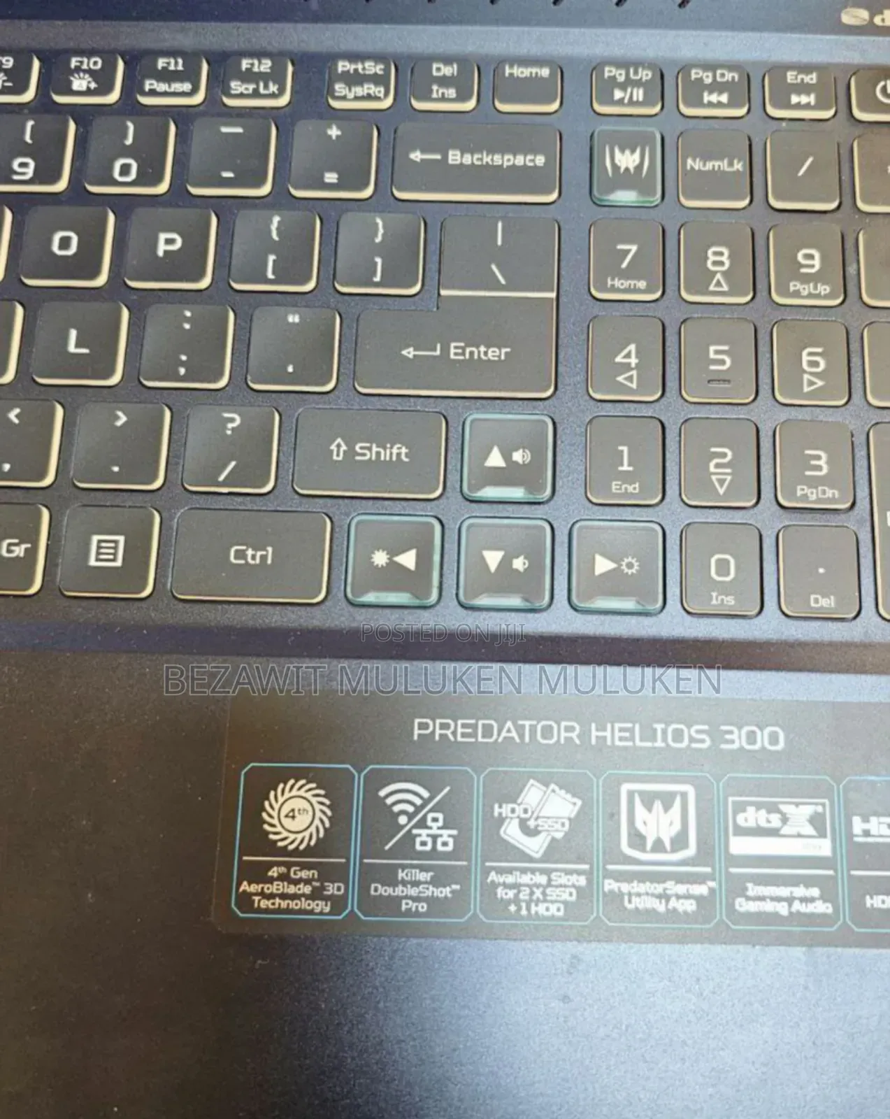 New Laptop Acer Predator Helios 300 16GB Intel Core I7 SSD 512GB