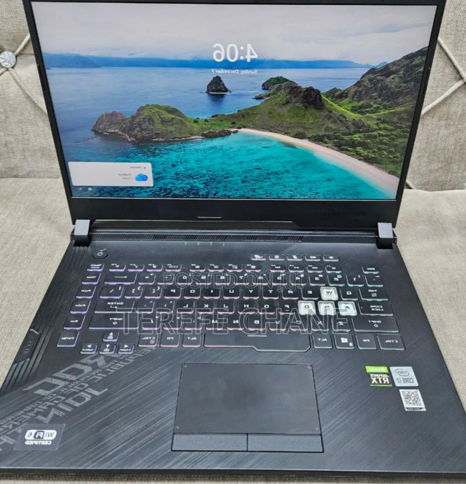 New Laptop Asus ROG Strix G15 16GB Intel Core I9 SSD 512GB