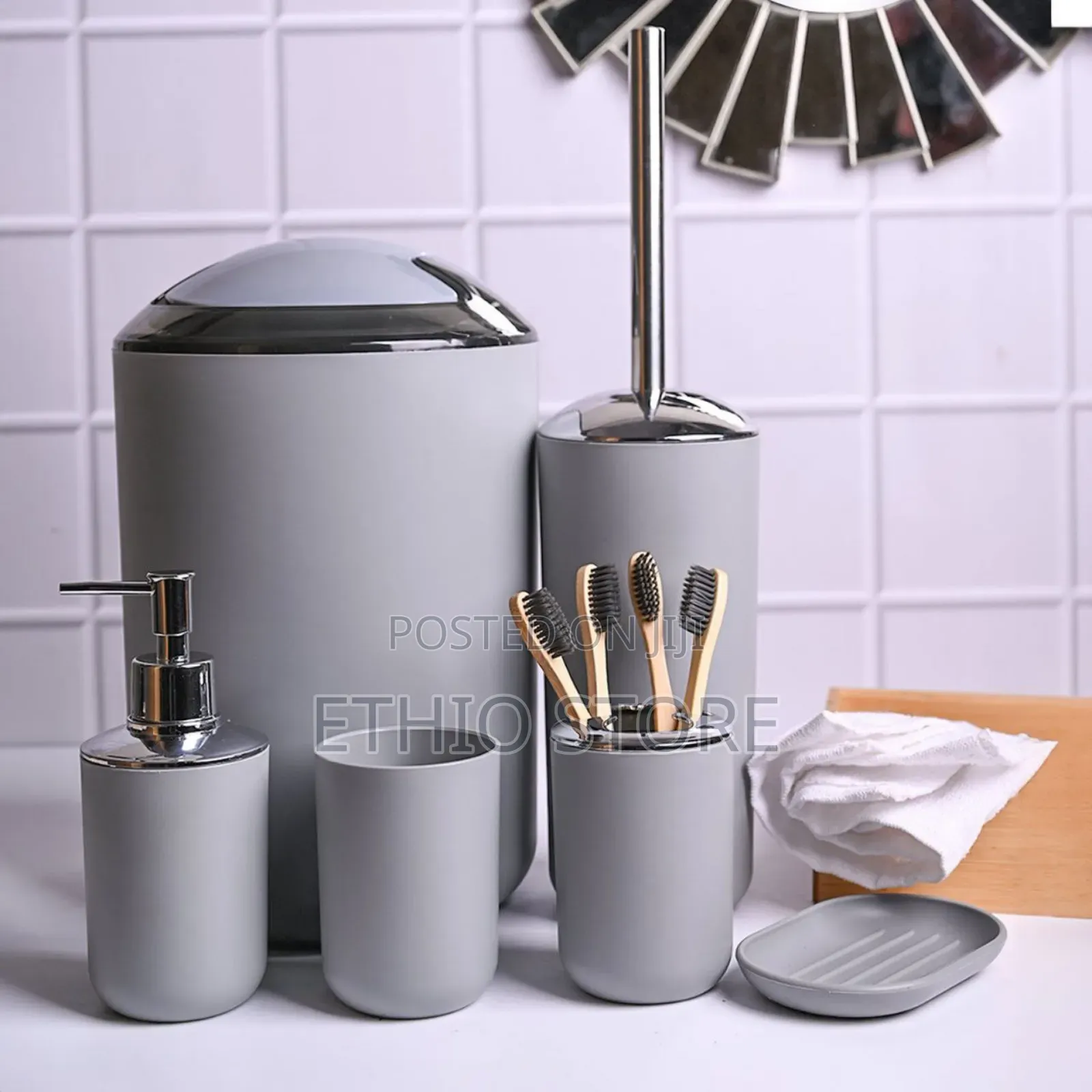 6 in 1 Bathroom Accessories