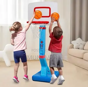 Photo - Basketball Hoop Stand With Metal Frame Ball