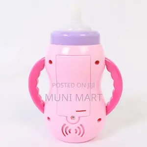 Musical Bottle Shaped Toy, Baby Toy Pepperona, Multicolor (White