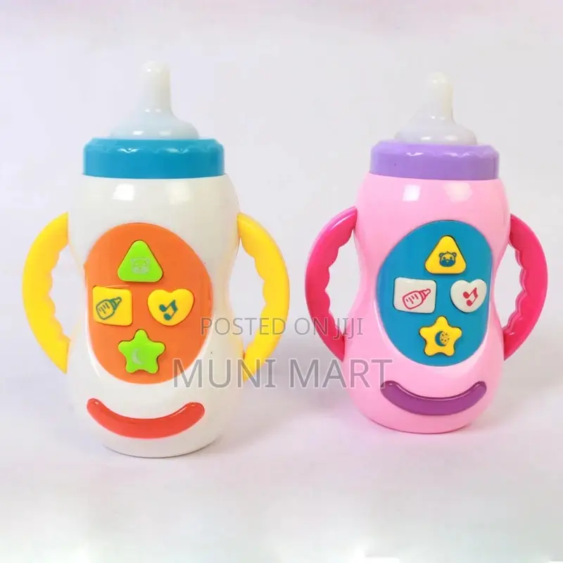 Musical Bottle Shaped Toy, Baby Toy Pepperona, Multicolor (White