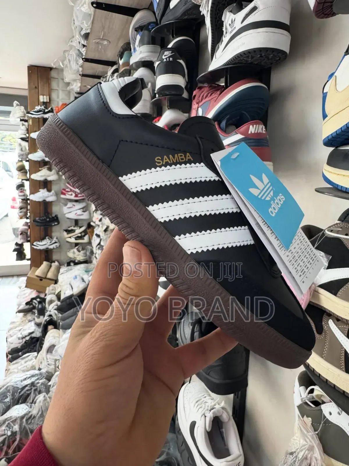 New Adidas Samba Black White Master Quality