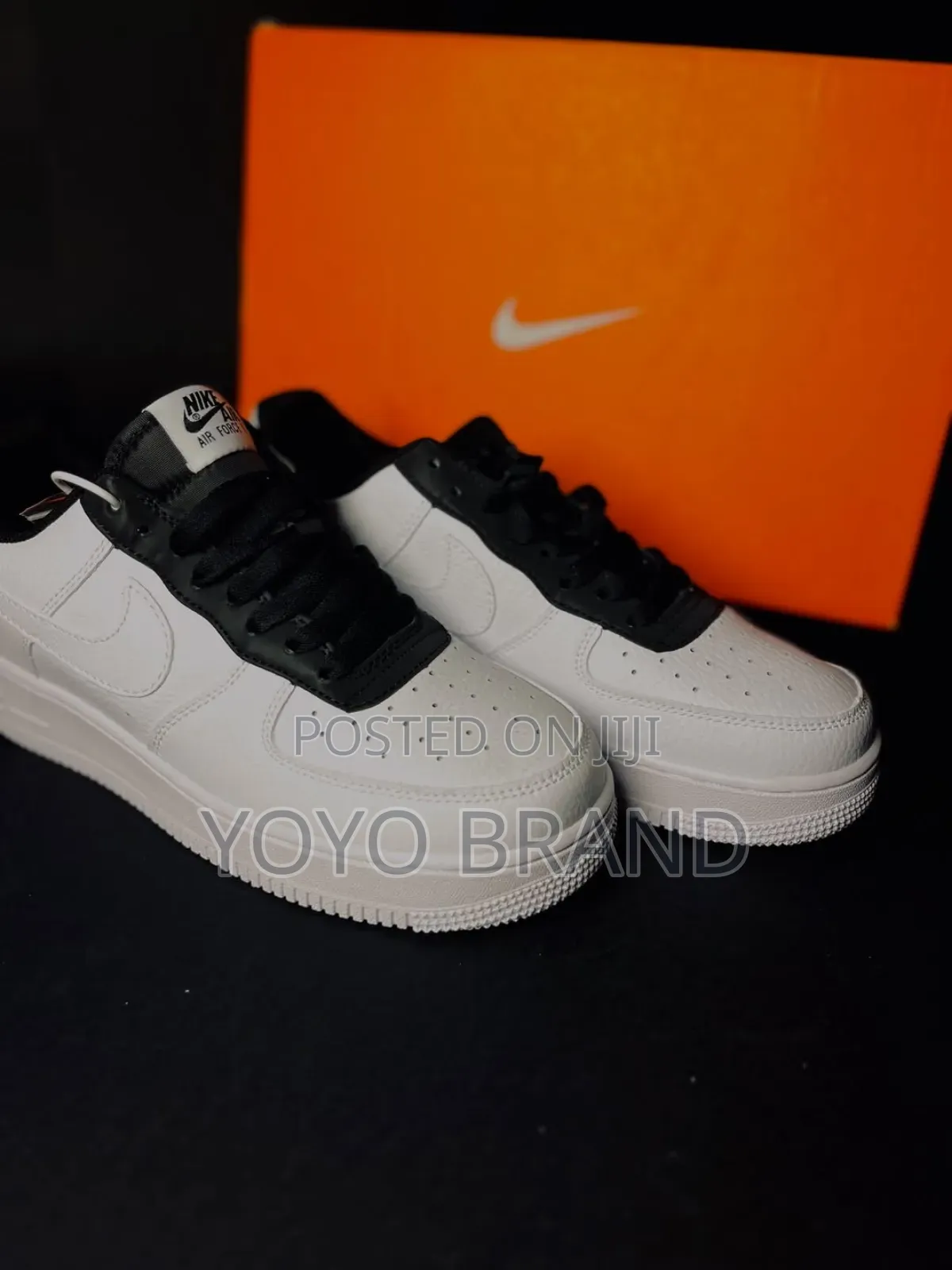New Arrival White Blacke Coustom Nike Air Force 1
