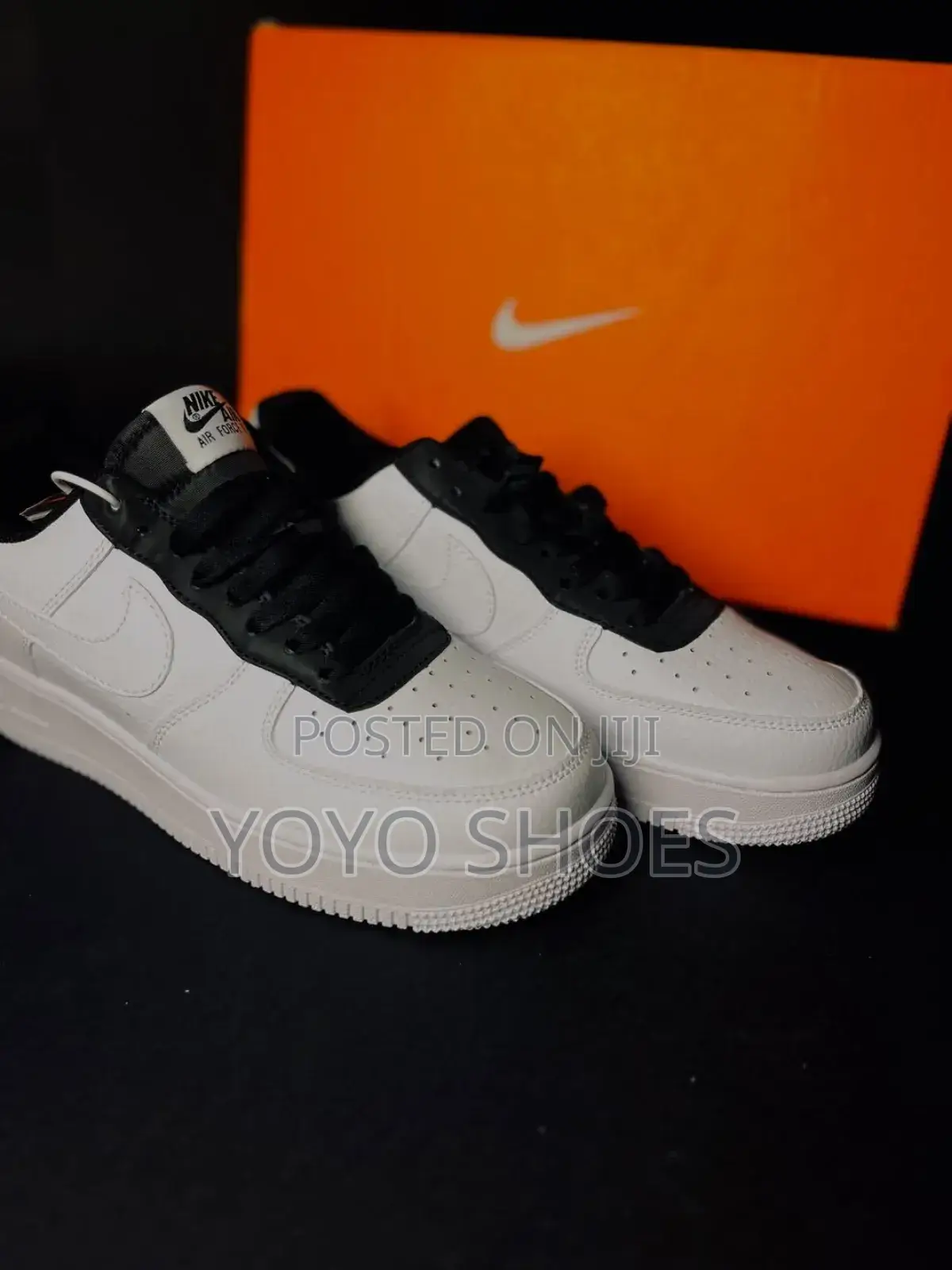 New Arrival White Blacke Coustom Nike Air Force 1