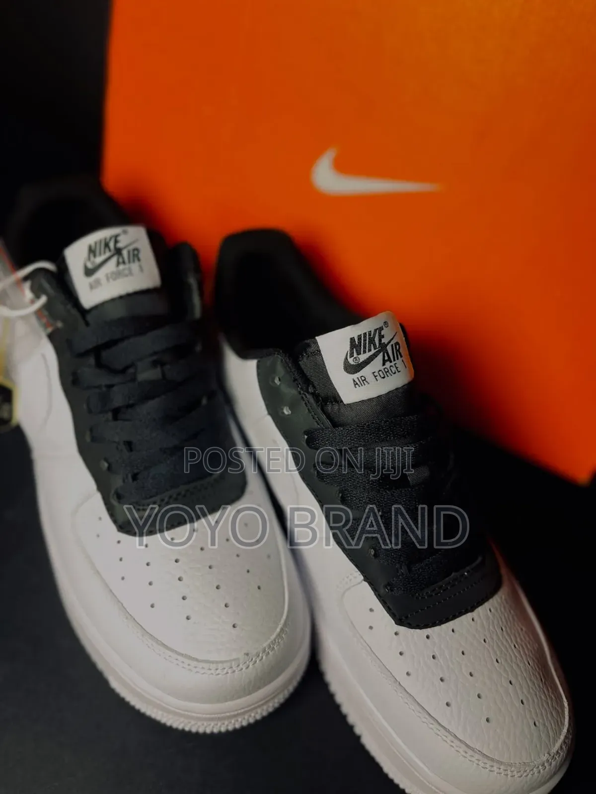 New Arrival White Blacke Coustom Nike Air Force 1