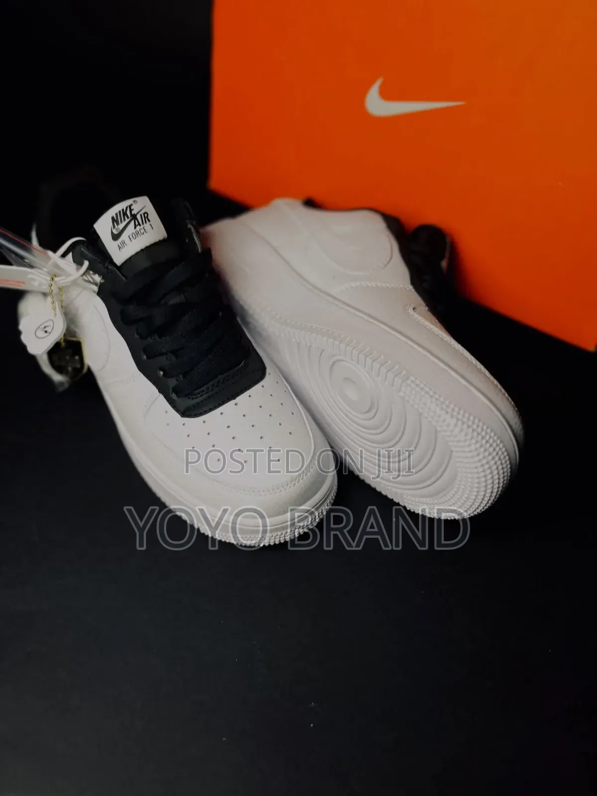 New Arrival White Blacke Coustom Nike Air Force 1