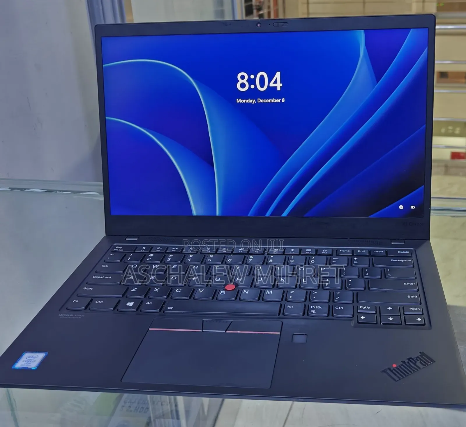 New Laptop Lenovo ThinkPad X1 Carbon 16GB Intel Core I5 SSD 512GB