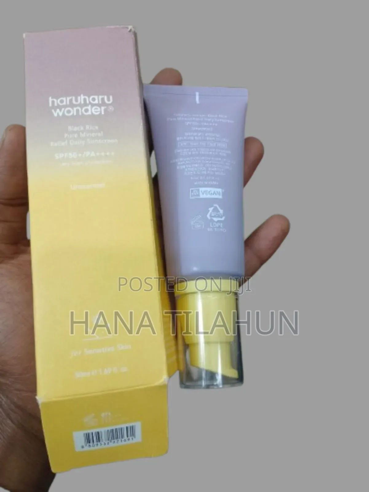 Haruharu Wonder Black Rice Pure Mineral Relief Daily Sunscreen