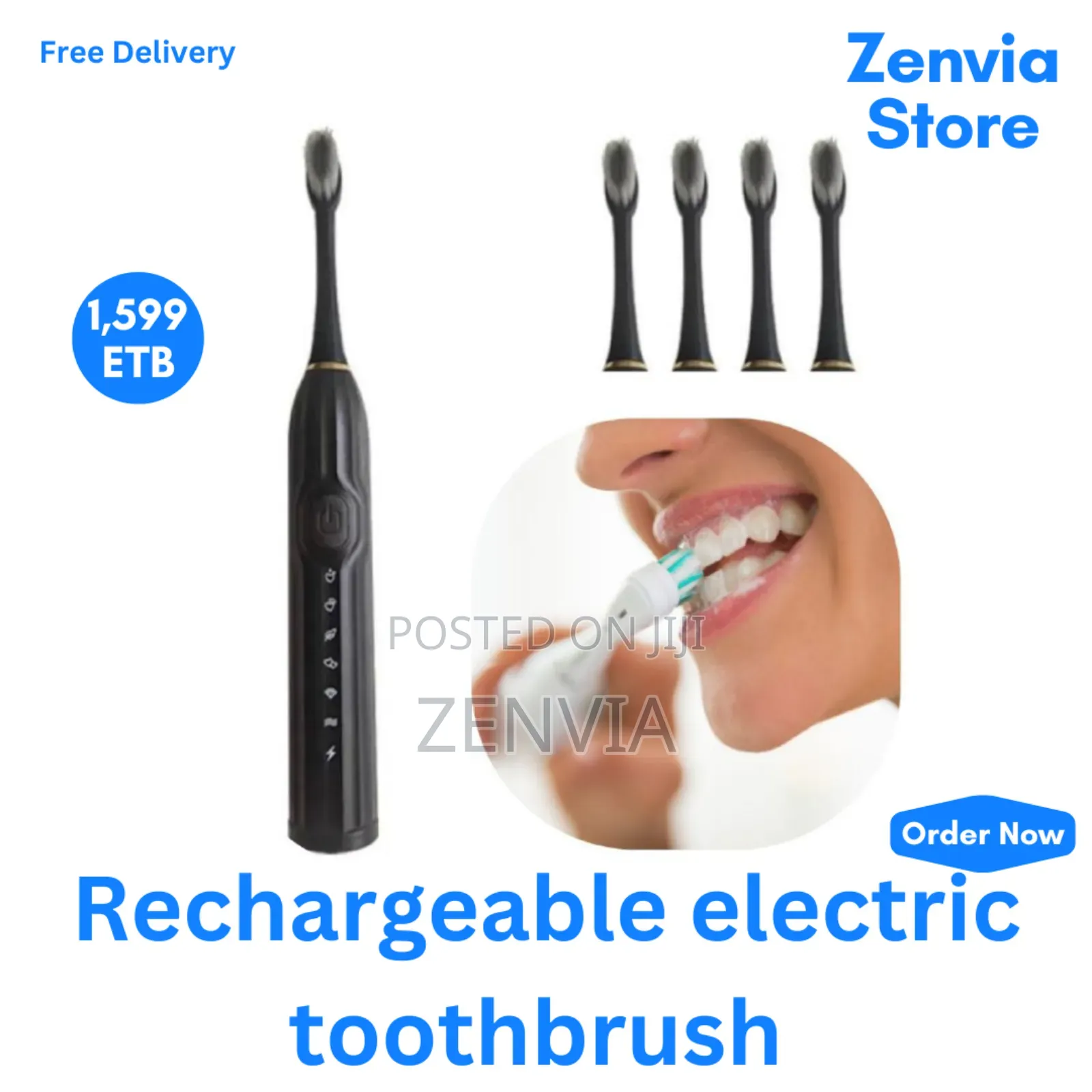 Sonic Rechargeable Electric Toothbrush