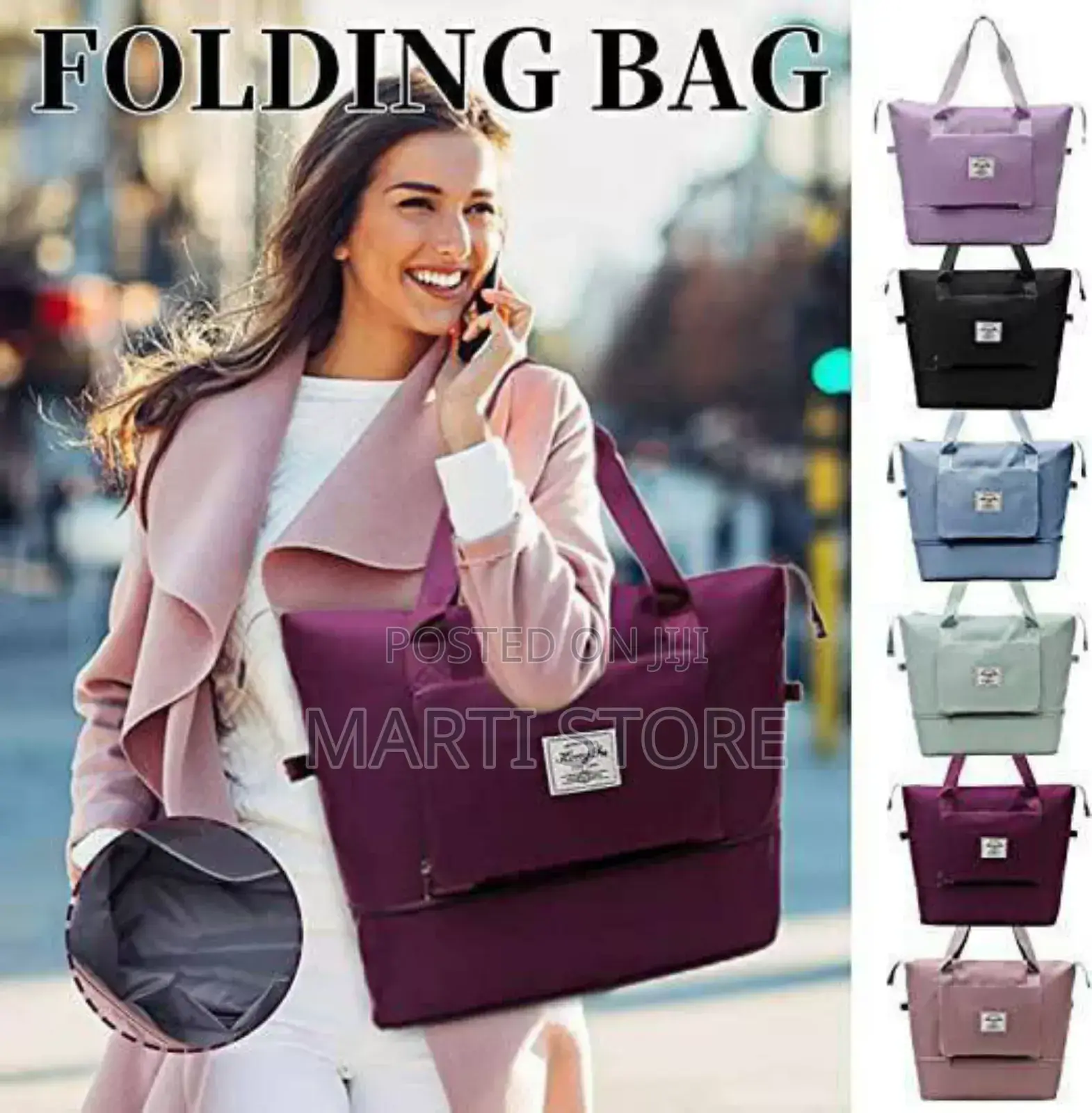 Foldable High Capacity Travel Bags