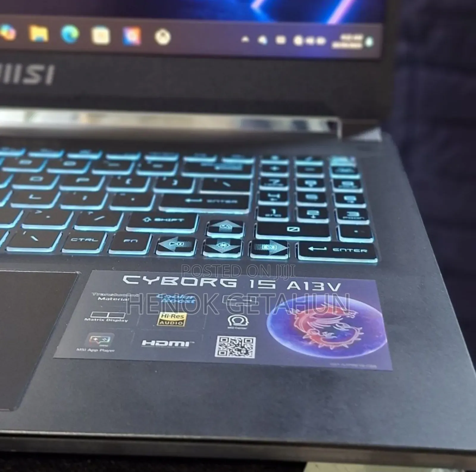 New Laptop MSI Cyborg 15 16GB Intel Core I7 SSD 512GB