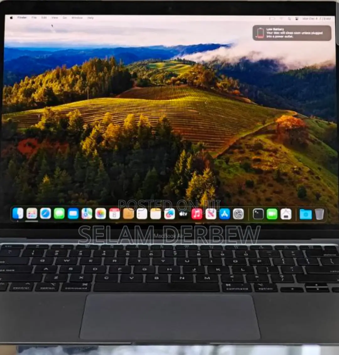 New Laptop Apple MacBook Air 2020 M1 8GB Apple M1 SSD 1T