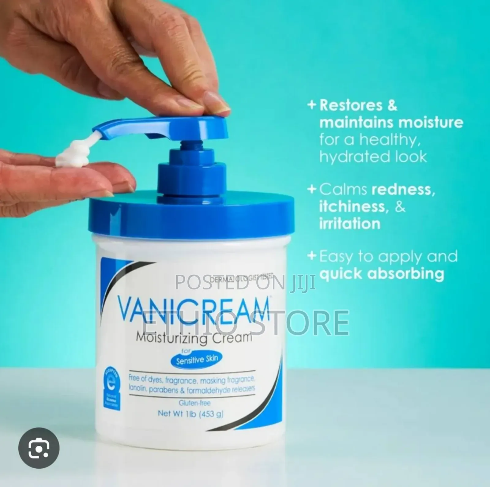 Vanicream Mosturizer Cream