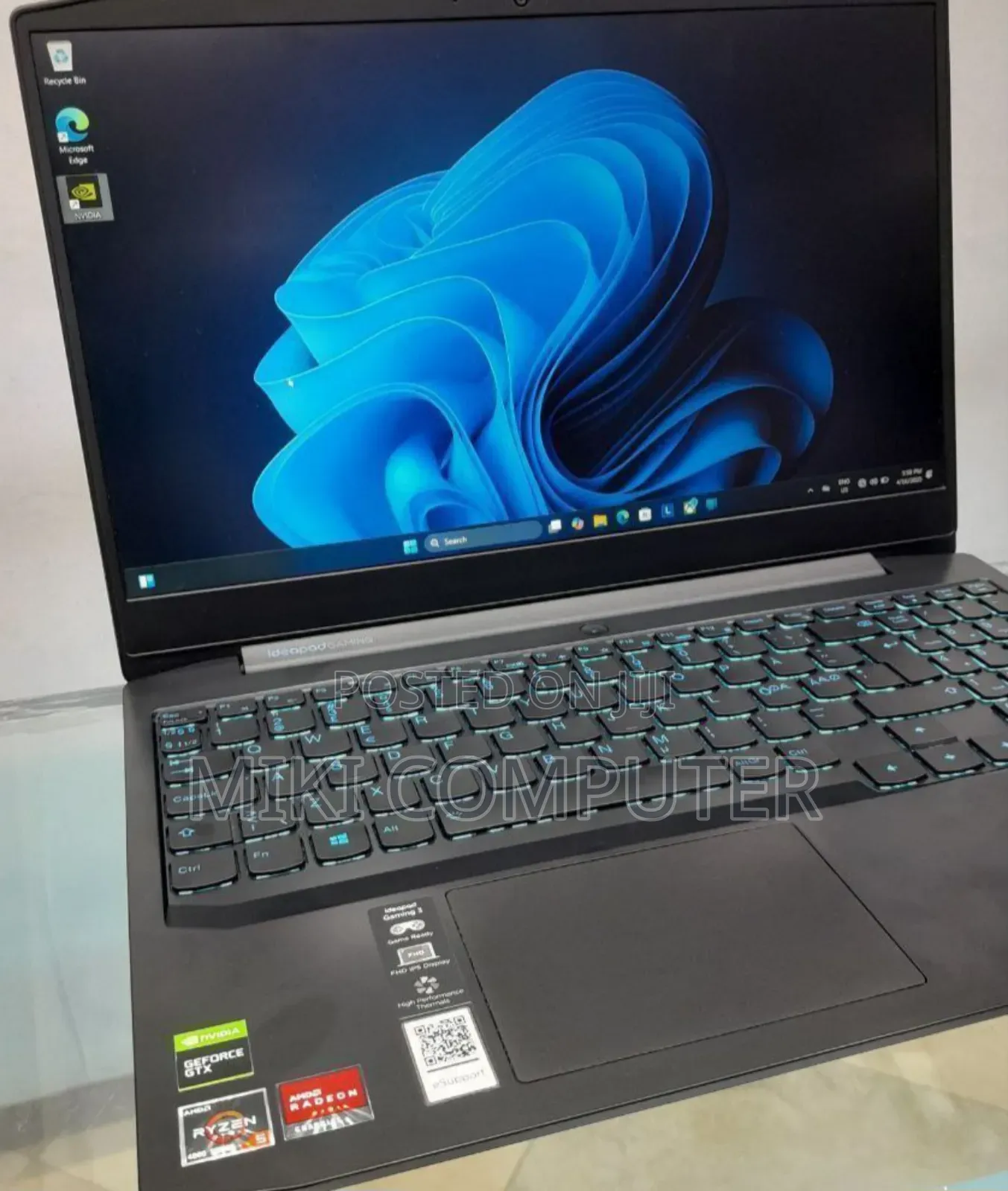 New Laptop Lenovo Ideapad 3 16GB AMD Ryzen 5 SSD 256GB