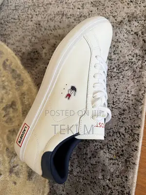 Lacoste Men's Powercourt Leather Tricolour Trainers