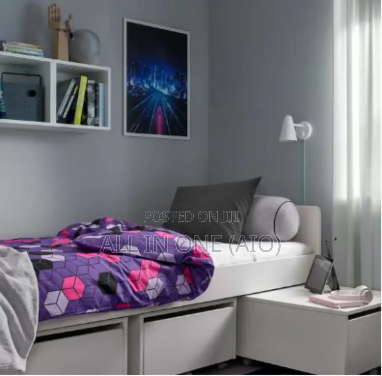 Ikea Duvet Cover and Pillowcase, 150x200/50x60 Cm