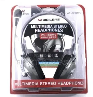 Photo - Weile Wl-360mv Wired Stereo Headset Headphone With Mic