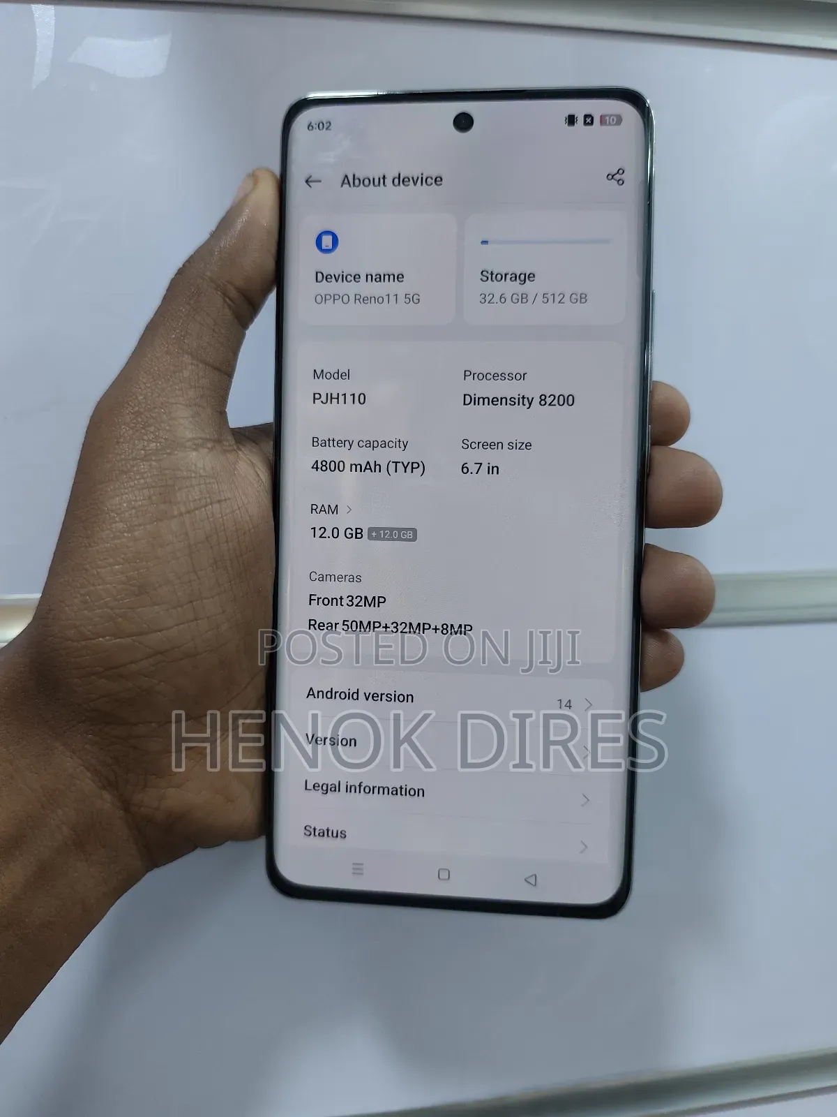 New Oppo Reno11 (China) 512 GB