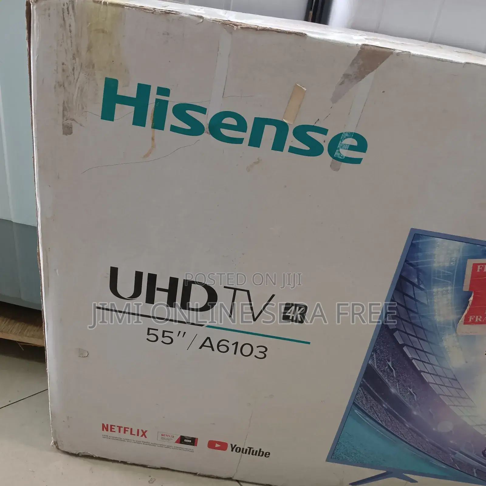 Hisenese Smart Qled Tv 55 Inch Framless Andraid