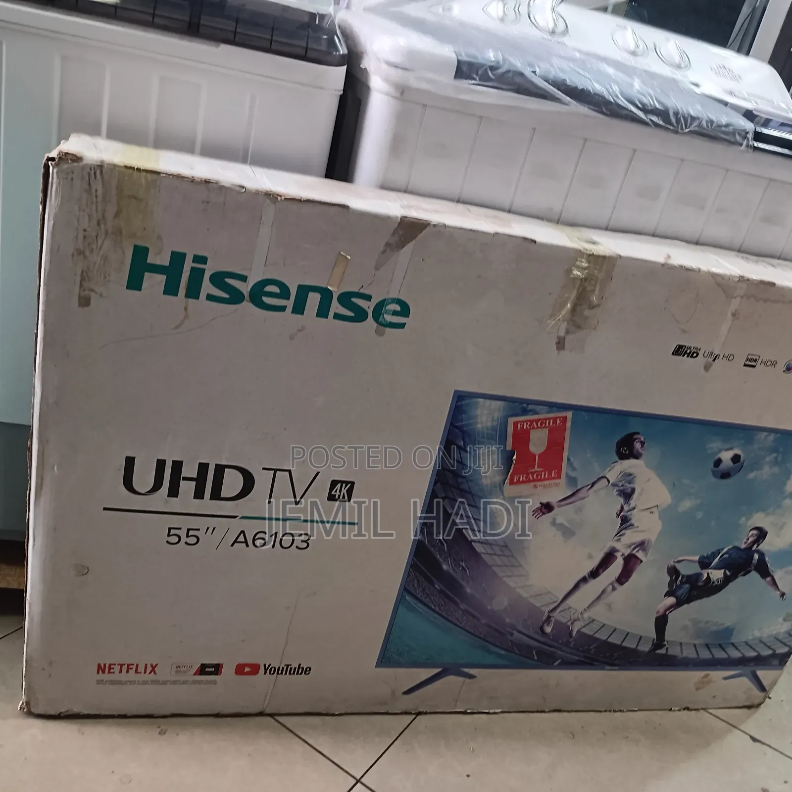 Hisenese Smart Qled Tv 55 Inch Framless Andraid