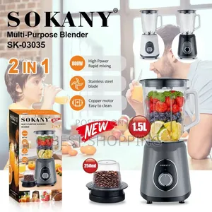 Sokany 2 in 1 Blender Multi-Purpose Juicer