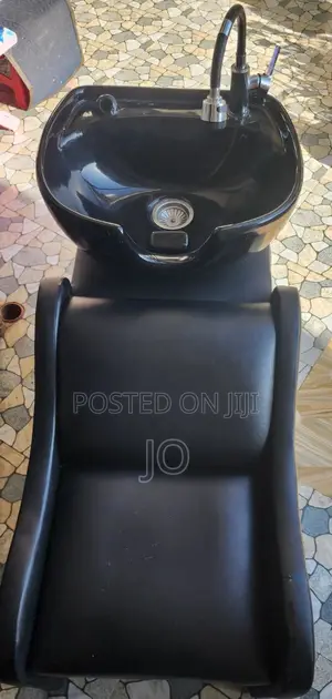 Hair Wash Basin With Fiber Bowl and Sofa Chair