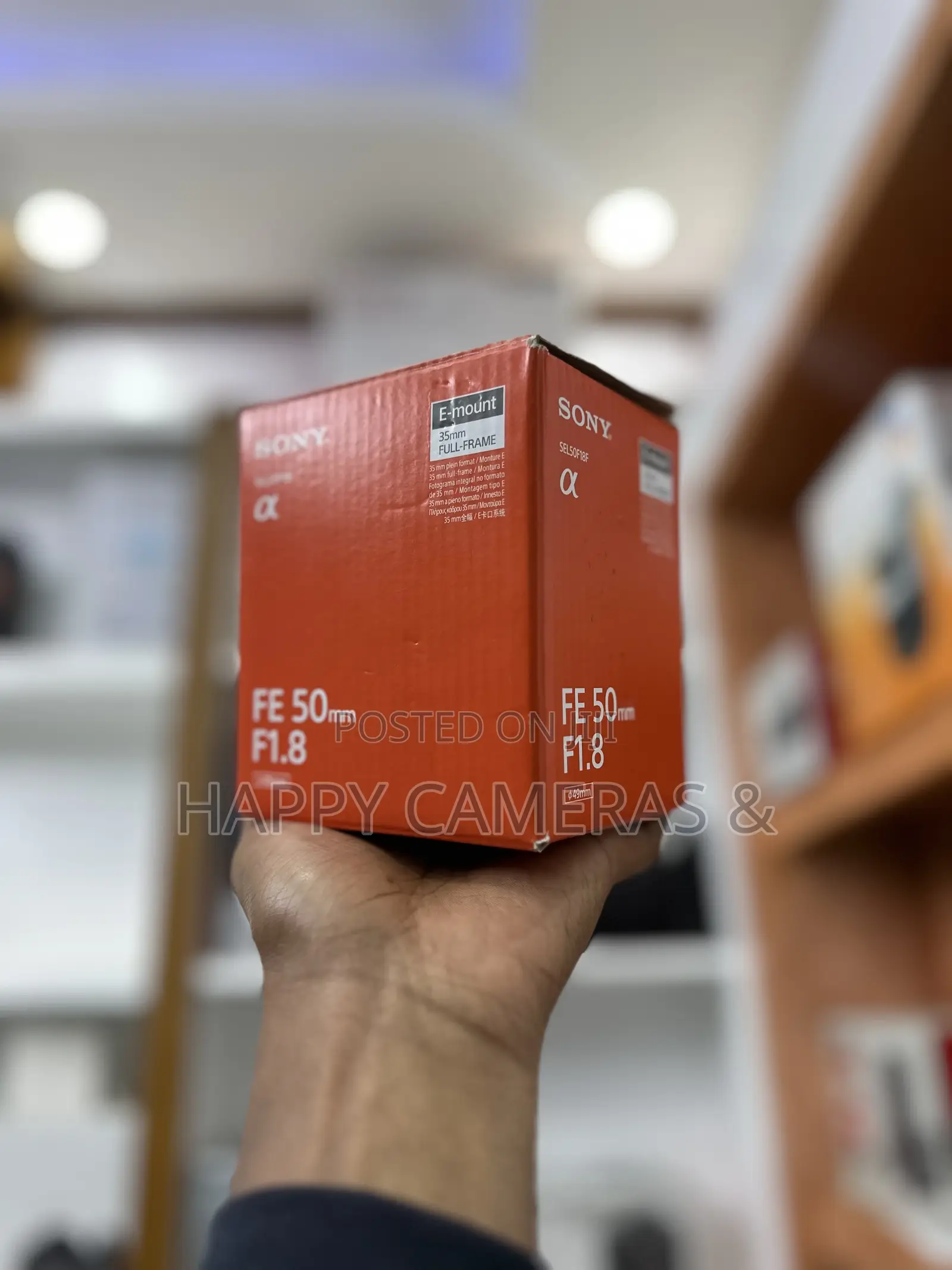 Sony Fe 50mm 1:8 Prime Lens