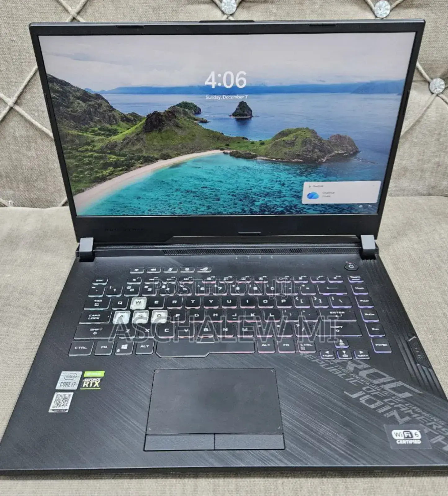 New Laptop Asus ROG Strix G15 16GB Intel Core I7 SSD 512GB