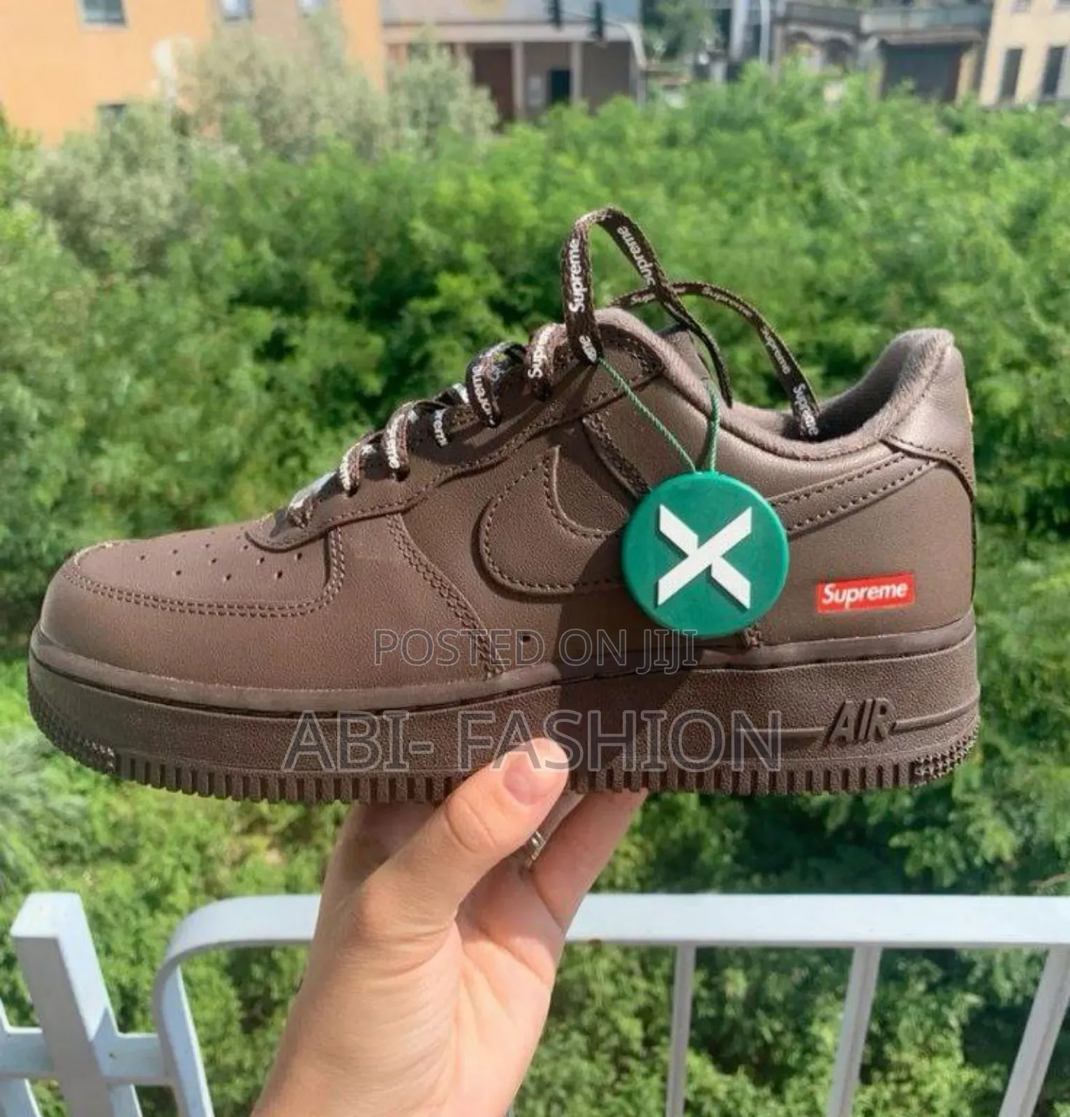 Supreme X Nike Air Force 1 Low Sp "Baroque Brown" Shoes
