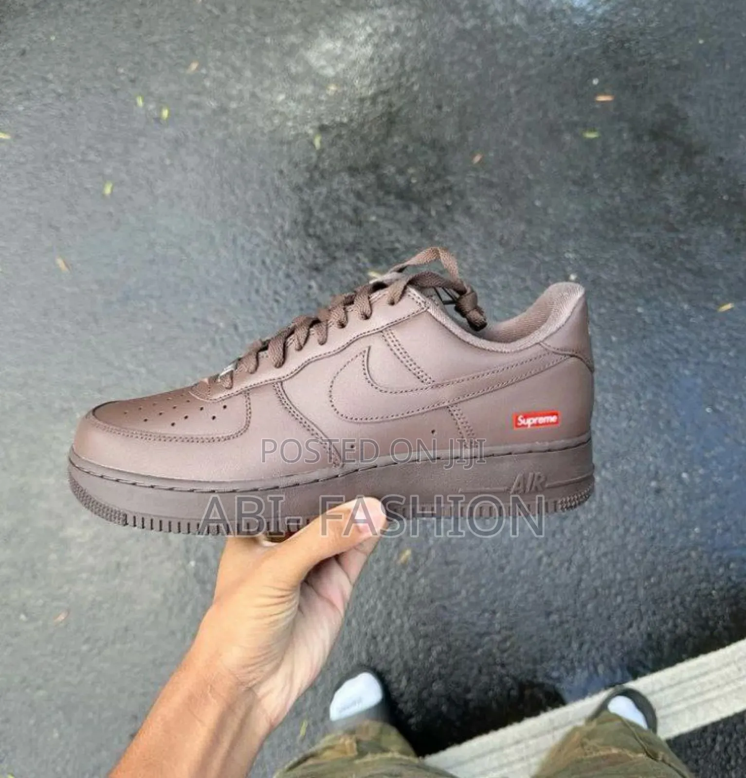 Supreme X Nike Air Force 1 Low Sp "Baroque Brown" Shoes