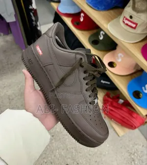 Supreme X Nike Air Force 1 Low Sp "Baroque Brown" Shoes