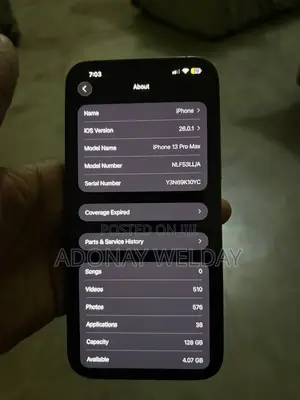 Photo - Apple iPhone 13 Pro Max 128 GB Blue