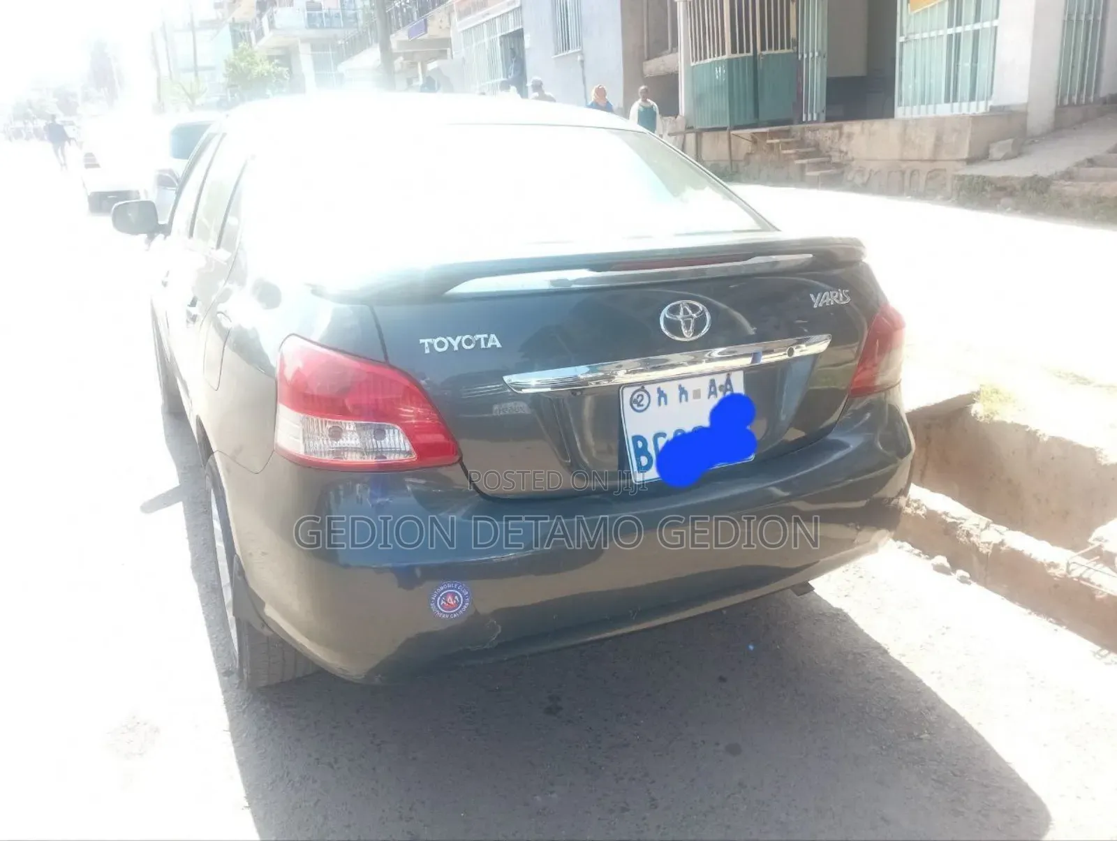 Toyota Yaris 2007 Black