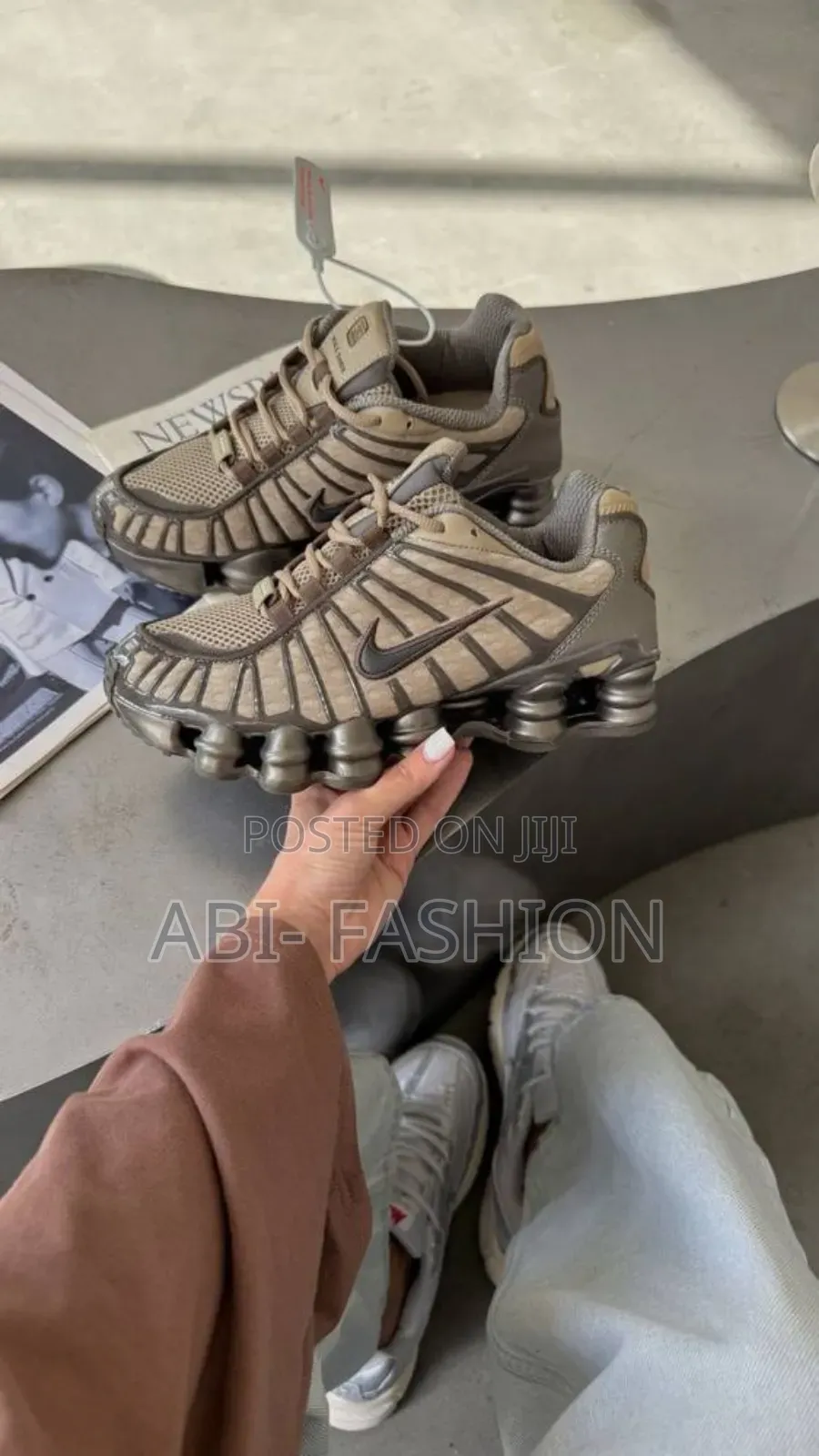 Nike Shox Brown Sneaker Shoes