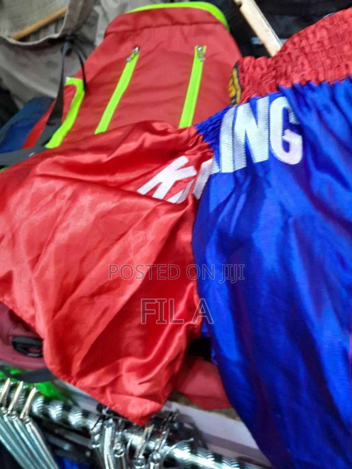 ' Muay Thai Kickboxing Shorts in Pink Satin.