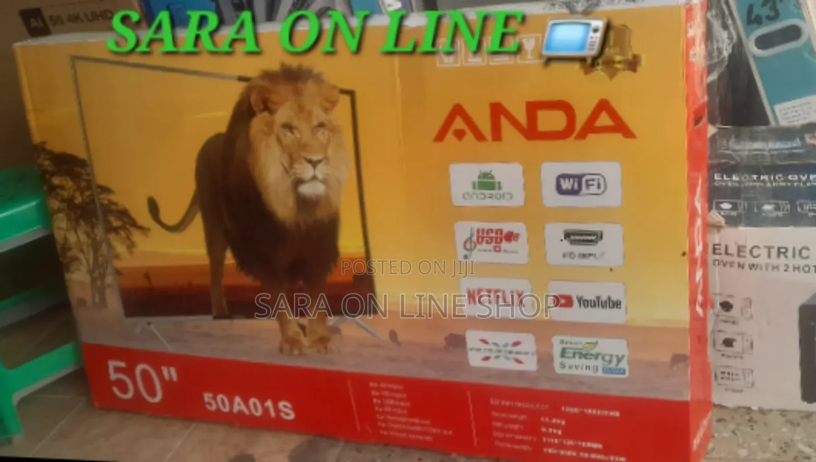 ●○Anda 50" Smart Uhd Tv ●New Model ●10year Warranty