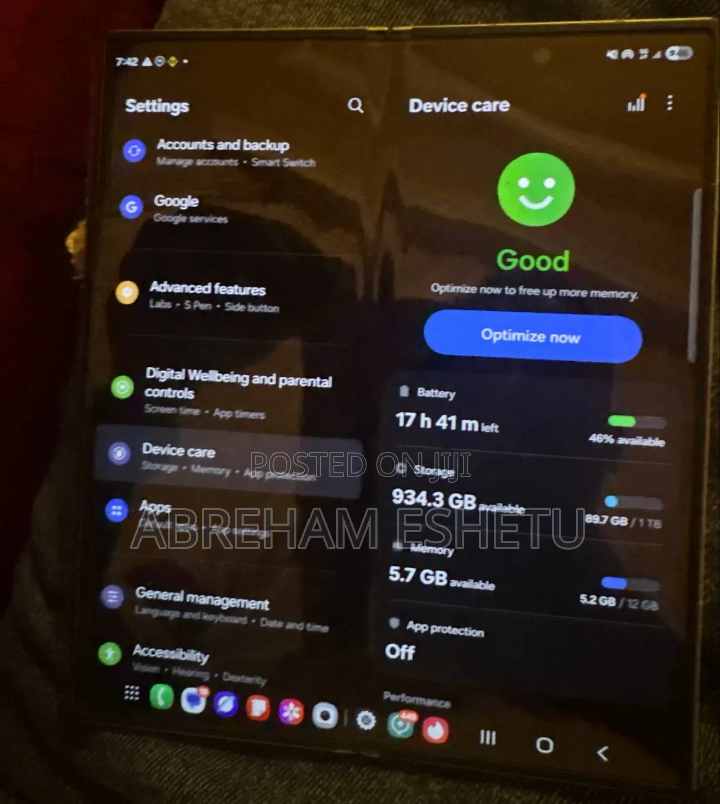 New Samsung Galaxy Z Fold6 1 TB Rose Gold