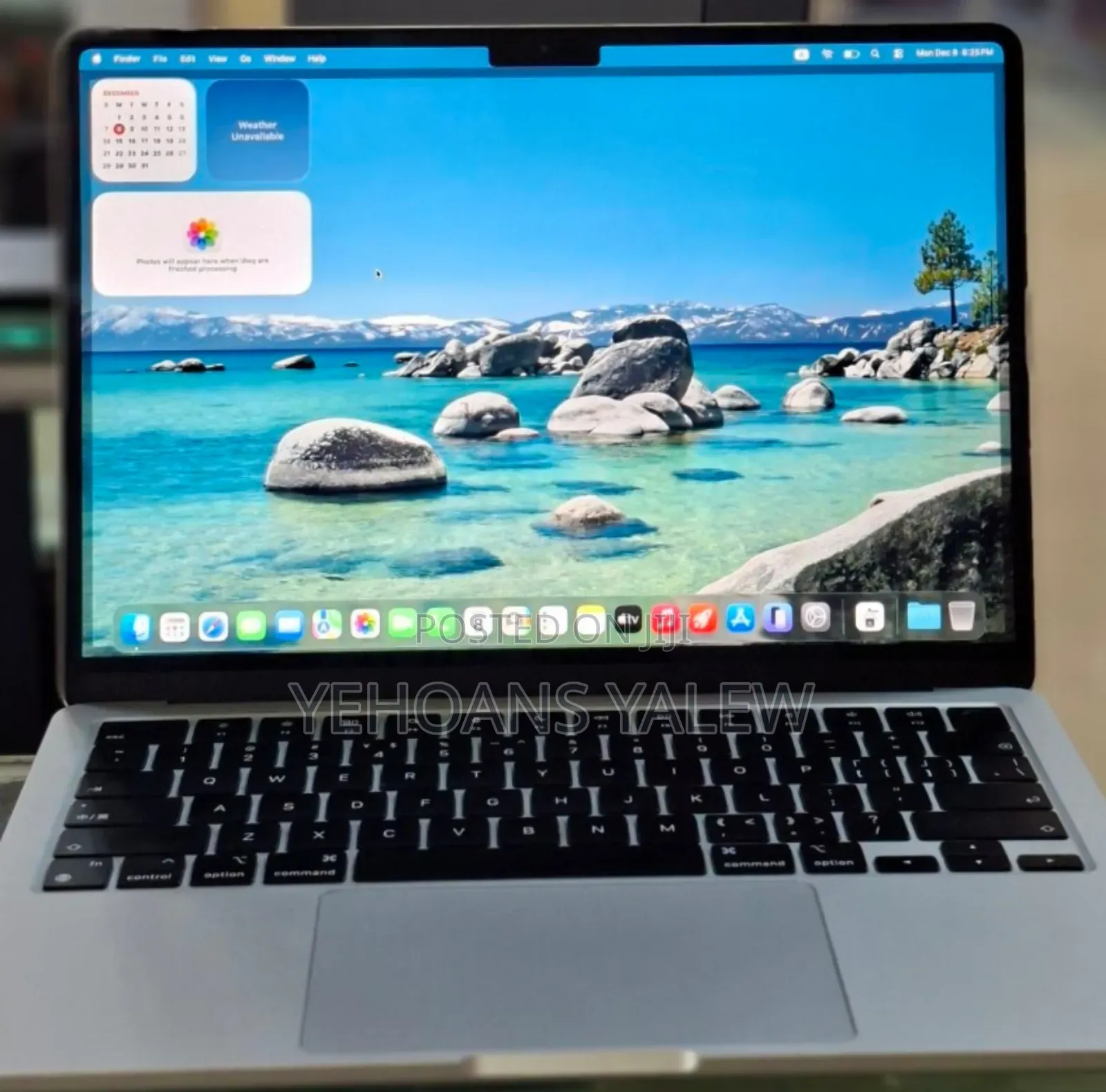 New Laptop Apple MacBook Air 2022 M2 8GB Apple M2 SSD 256GB