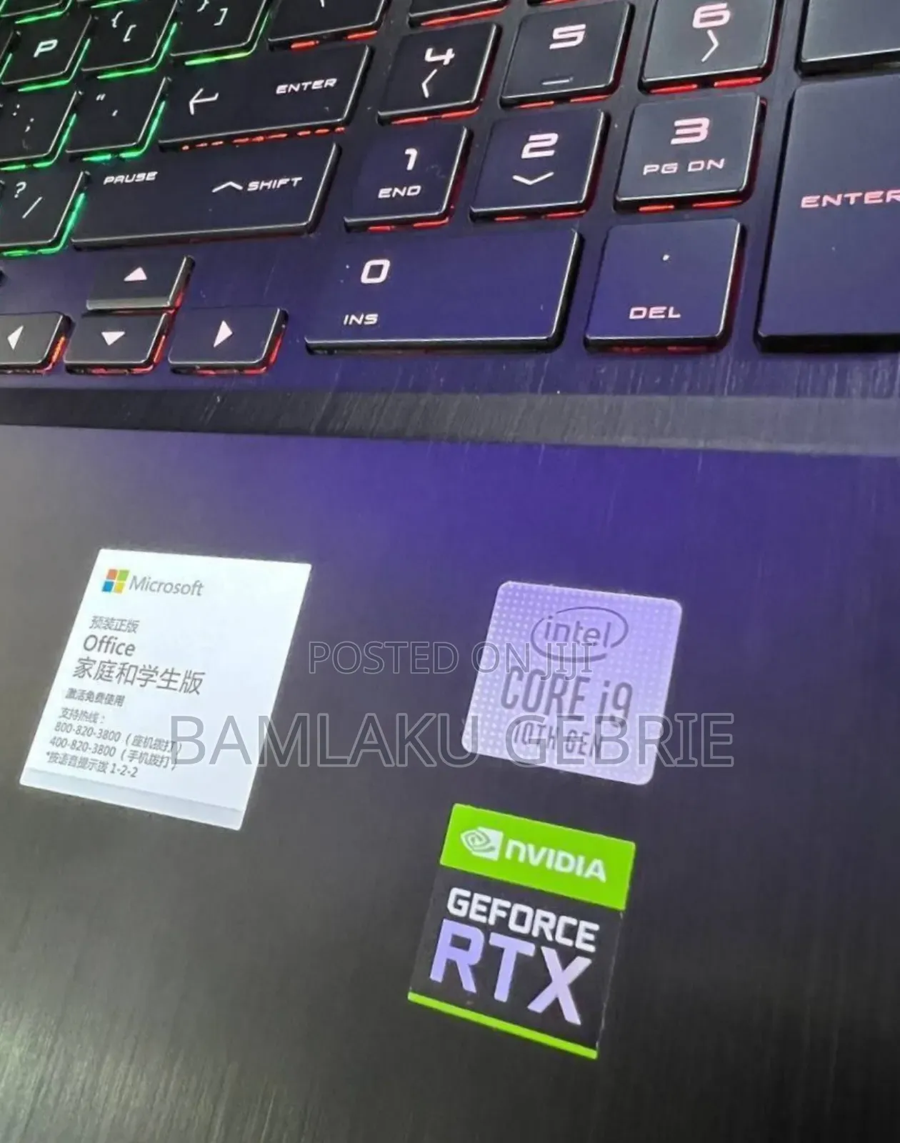 New Laptop HP Omen 15 16GB Intel Core I9 SSD 512GB