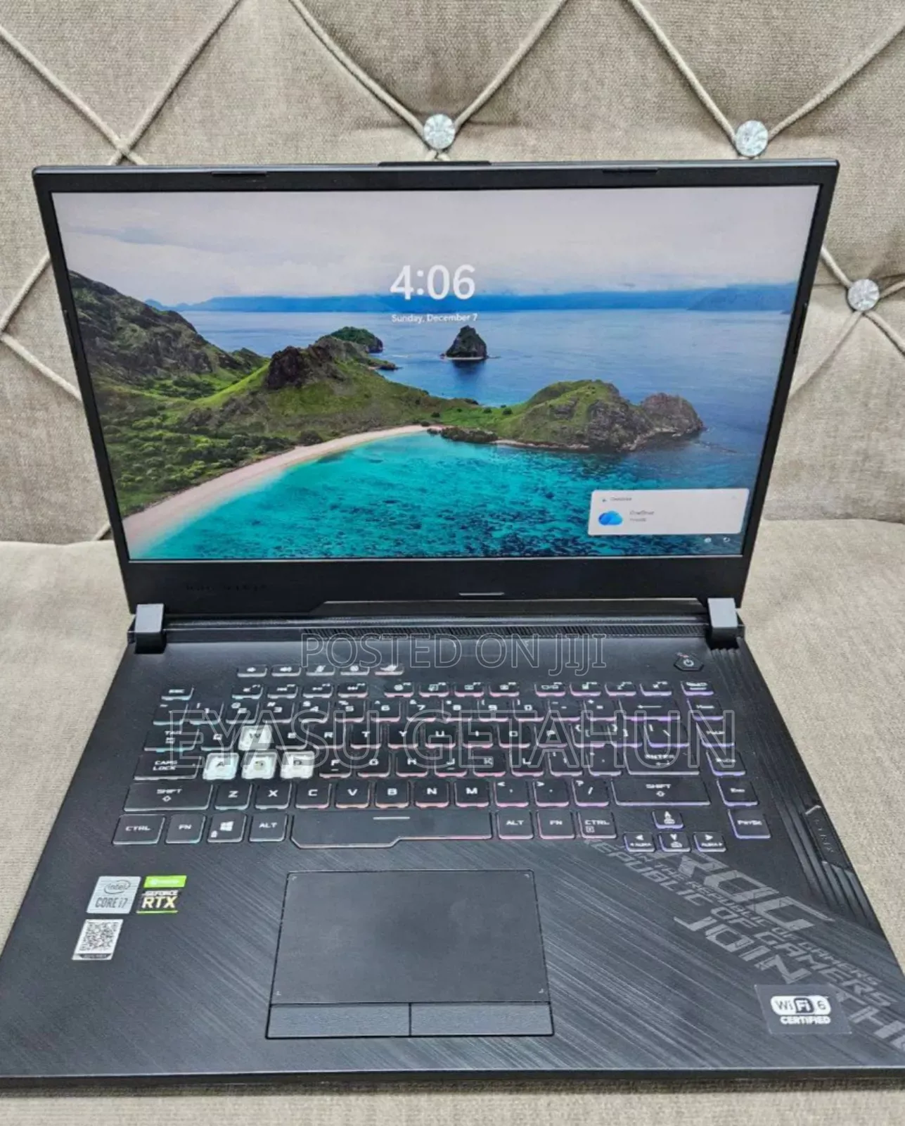 New Laptop Asus ROG Strix G15 16GB Intel Core I7 SSD 512GB